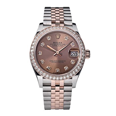 rolex datejust rose gold vintage|rolex datejust 31mm everose gold.